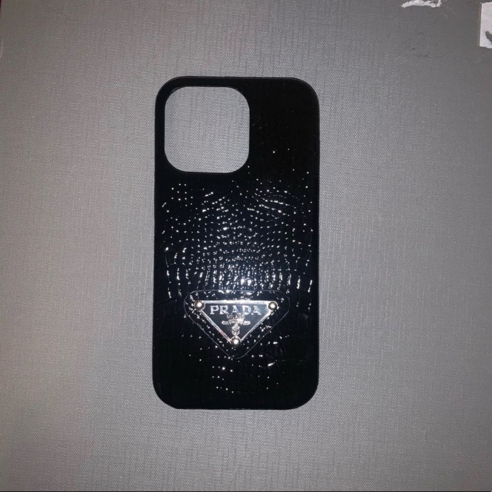 Black designer inspired phone case